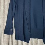 Premise  Studio Blue Cropped Open Front 3/4 Sleeve Cardigan Size Small Photo 4