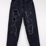 BDG  Y2K 30 Baggy Black Jeans‎ Skater Ripped Destroyed Distress Holes Grunge Punk Photo 0