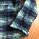 MELLODAY  Green and Blue Plaid Shirt jacket Photo 4