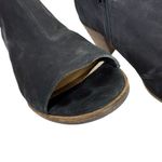 Lucky Brand Keteera Black Leather Open Toe Cut Out Ankle Bootie Boot Size 7 Photo 12