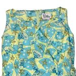 Lilly Pulitzer Vintage White Label Sleeveless Japanese Fans Dress size 8 Photo 1