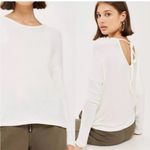 Topshop  Lightweight Sweater Keyhole Back with Tie US2 Blush Pink Photo 2