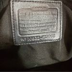 Coach Hampton Black and Gray Signature Tote Bag With Braided leather detail Photo 13