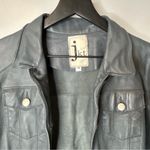 Jakett JKT NYC Alexa Jean Burnished Grey Leather Jacket Size M Gray Size M Photo 7