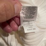 Freshman 1996 Sweater Knit Cropped Top & Maxi Skirt Lg White Twisted Front NWT Photo 5