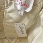 Parker Ivory Penelope Silk Strapless Bustier Peplum Top Photo 5