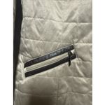 Pendleton Quilted Leather Trim Barn Riding Jacket Coat Beige Tan Zip Women Large Photo 3