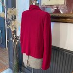 J. Jill Red Wool Blend Textured Blazer – Size Medium 💚🎀 Photo 4