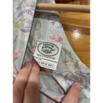 Laura Ashley Vintage  Dainty Feminine Cotton Floral Open Back Midi Dress Size 6 Photo 1