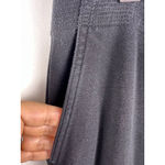 Eileen Fisher Petite PM Black Straight-Leg Pants Italian Fabric Zip Front Pocket Photo 4