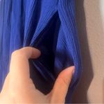 Knox Rose  Embroidered Tunic Blouse or Mini Dress Royal Blue Size Medium Photo 9