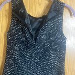 Ann Taylor  Dress size 4 Midi black and white sleeveless  Photo 5