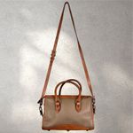 Dooney & Bourke Vintage 80s  All Weather Leather Boston Satchel Bag Made in US Photo 4