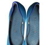 Rothy's Rothy’s The Square Flat Pacific Blue Knit Shoes Size 10 Washable Eco Sustainable Photo 3