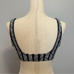 Aerie Black and White Geometric Print Bikini Top Size M Photo 3