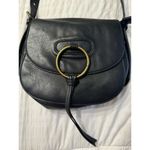 G.H. Bass & Co. Black Crossbody Bag Bronze Accent Tassle Boho Bohemian Photo 1