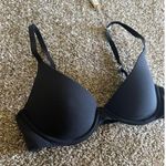 SKIMS Fits Everybody Scoop Plunge Bra Size 32B Onyx Photo 1
