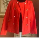 Stylewe Urban Pockets Long Sleeve Lapel Collar Buttoned Plain Red Blazer Size M. Size M Photo 9