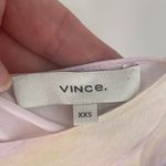 Vince Womens Camisole Rainbow Wash Pastel Satin Spaghetti Strap Top Size XXS Photo 4