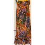 Eyeshadow  Strapless Ruffle Maxi Dress Photo 3