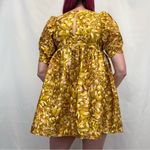 Kika Vargas x Target Women's Floral Puff Sleeve Mini Dress XS Extra Small Yellow Photo 1