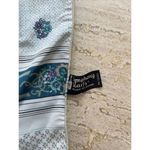 Symphony  scarfs rectangle blue Floral‎ 6.5"x58" rectangle Photo 3