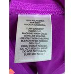 Xersion  Womens Purple Racerback Tank Top FAST Graphic Athletic Workout Sz Large Photo 3