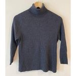 Banana Republic  Extra Fine Italian 100% Merino wool Sweater Gray Size Large Photo 0