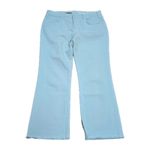 Pilcro Anthropologie  Script Garment Dyed Raw Hem‎ Denim 31 Light Green Photo 0