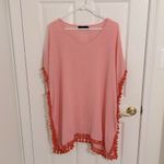 Tuckernuck Pomander Place Katie Tassel Caftan Swim Cover Up Pink Size S/M Photo 1