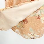 Forever 21 Forever‎ 21 Contemporary Floral Velvet Mini Wrap Dress Cami Strap Peach Size L Photo 4