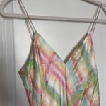 Cami NYC NEW  Raven Printed Silk Charmeuse Slip Dress Rainbow Plaid Photo 8