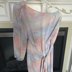 Skylar + Madison One Shoulder Pastel Tie Dye Dress Photo 2