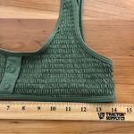 Kendall + Kylie Women Shirring Henely Top Swimwear Dark Ivy Green Size Medium Photo 7