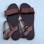 Merona Women’s Cognac Low Heel Ankle Strap Sandals Sz 8.5 Photo 9