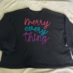 State of Mine  Merry Every Thing Crewneck NWT Photo 2