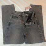 Micas  Asymmetric Waist Straight Leg Jeans Gray‎ Size Small Photo 7