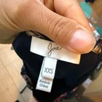 Joie  Coreen Navy Blue Floral Ruffle Hem Silk Mini Dress Photo 3