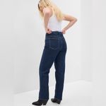 Gap  Button Fly High Rise Cheeky Straight Jeans Size 16 R Photo 5