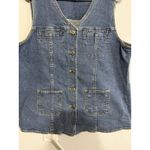 Vintage Appleseed's Jean Vest 90s Women's Size 14 Blue Photo 1