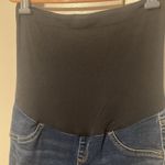 a glow a:glow women’s size 6 maternity jeans jeggings blue color stretchy pants Photo 1