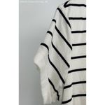Lulus  Black Cream Women's Cafe Society Striped‎ T-Shirt Dress - Size Large Photo 7