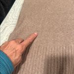 Everlane  Women’s Chocolate Knit Sweater small 68% wool 10% yak hair Photo 5