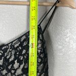 Rimini by Shaw Black Maxi Dress Size 6 Y2K Sequin Lace Overlay Witchy Whimsigoth Photo 9