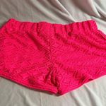 No Boundaries  Pink and Orange Shorts with Color-Block Design Photo 8