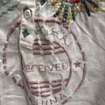 Johnny Was Pete Greta Postage Stamp Linen Tunic Blouse Size XS Photo 3