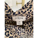 J.Crew  Leopard Print Blouse Button Up Shirt Long Sleeve Animal Preppy Business Photo 4