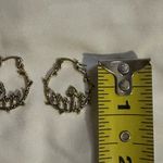 Cottagecore Gold Mushroom Earrings Branch Forest Hoop Hippie Bohemian Boho NEW Photo 3