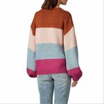 MINKPINK  Cozy Up With Me Slouchy Sweater Large‎ Colorblock  Multi Photo 4
