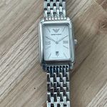 Emporio Armani Vintage Designer Watch Stainless Dial Bracelet Date Window Photo 5